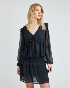 Bik Bok dws õitsevad must Riietus V00P441