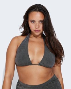 Bik Bok iw miami lurexi top must Riietus V00P397