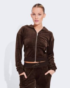 Bik Bok nw ikooniline tõmblukuga tumepruun melanž Riietus V00P423