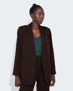 Bik Bok ob jackie tumepruun melanž Riietus V00P138