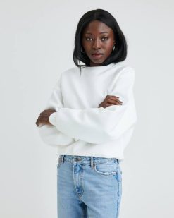 Bik Bok sh baasi crewneck valge Riietus V00P123