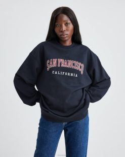 Bik Bok sh ülisuur crewneck tumesinine Riietus V00P100