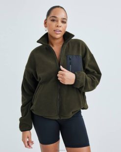 Bik Bok sj fliisist jope tumeroheline Riietus V00P96