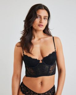 Bik Bok uw kogu mu südame korsett must Riietus V00P490