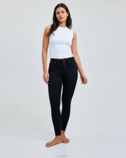 Bik Bok virsikuvärvi kõrged 99 teksad must Riietus V00P16